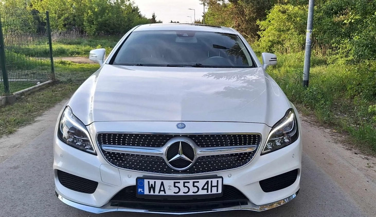 Mercedes-Benz CLS cena 88900 przebieg: 136000, rok produkcji 2014 z Warszawa małe 56